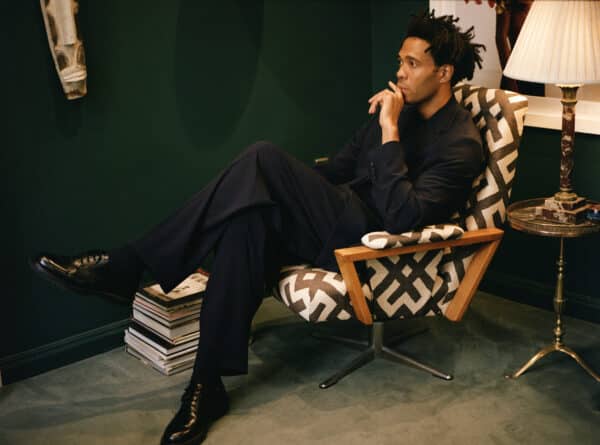 The fashion design Charlie Casely-Hayford shot by Lily Bertrand-Webb